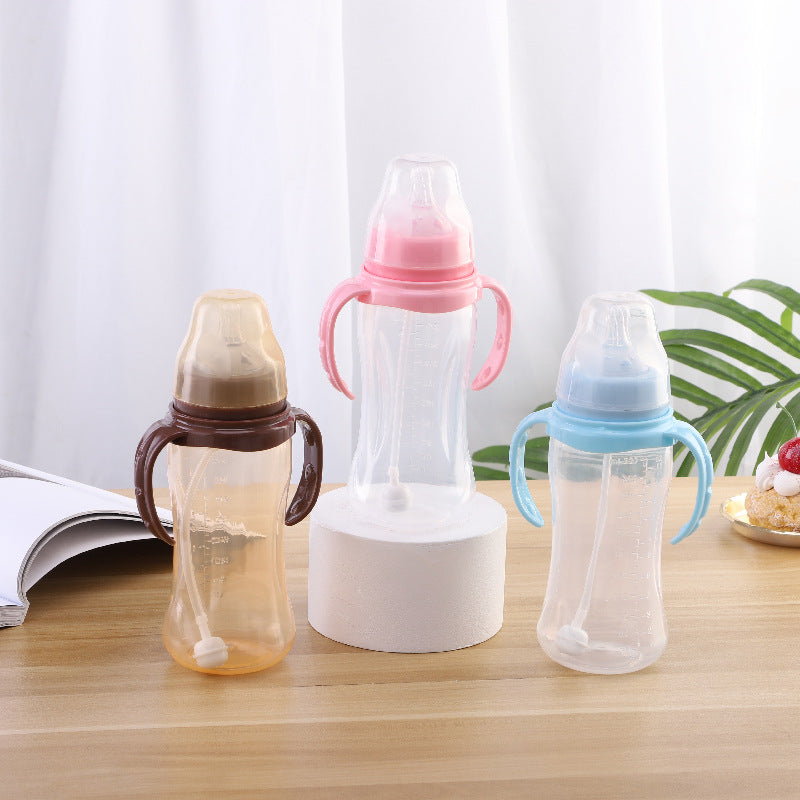 The Essential Baby Bottle: New Type Baby Wide Mouth PP Feeding Bottle